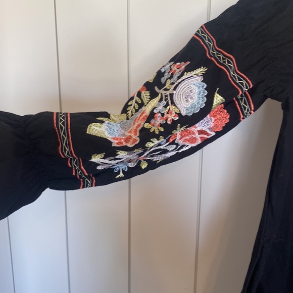 Free people fleur du jour off shoulder tunic/mini dress - Picture 3 of 8